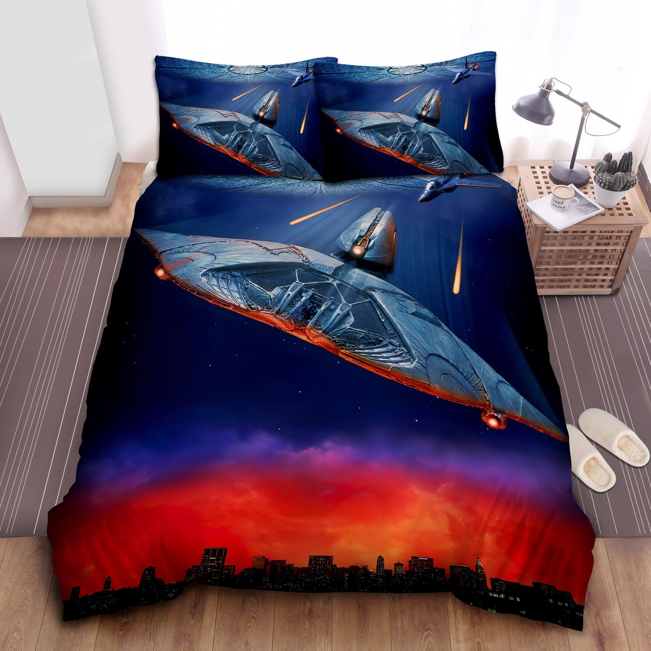 Duvet Cover, Quilt, Pillow, Blanket - Independence Day Movie Art Bed Sheets Spread Comforter Duvet Cover Bedding Sets Bedding Set