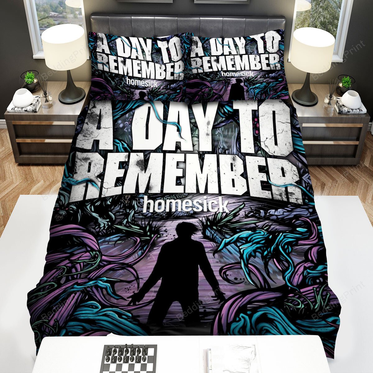 Duvet Cover, Quilt, Pillow, Blanket - A Day To Remember Album Cover Homesick Bed Sheets Spread Duvet Cover Bedding Sets Bedding Set