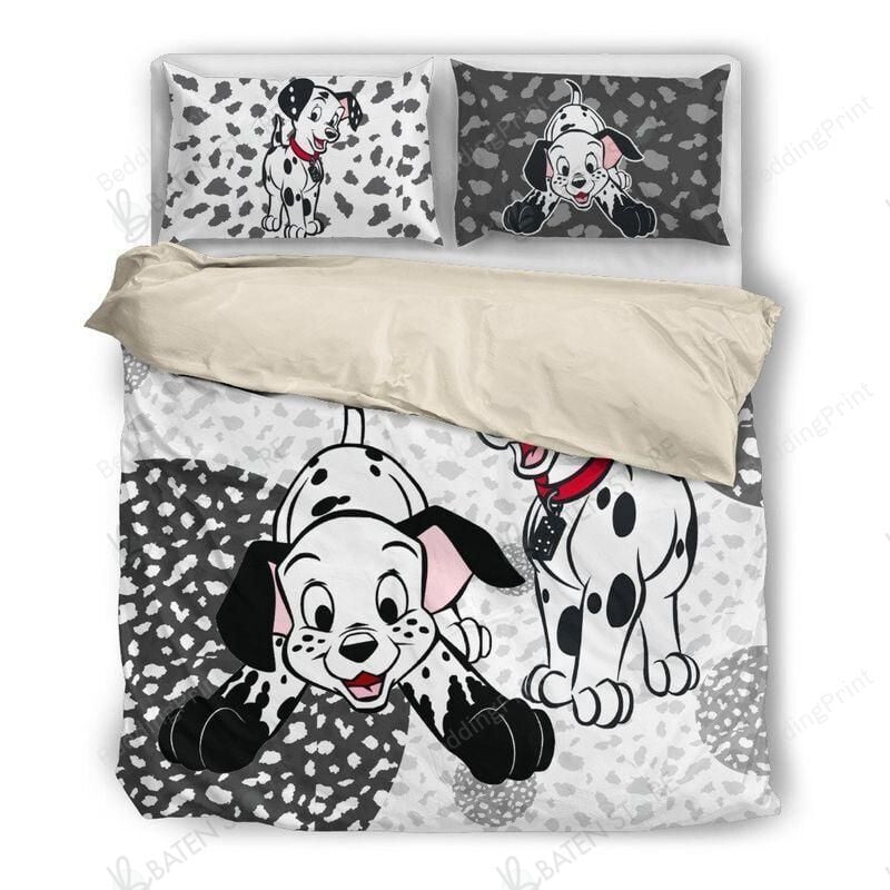 Duvet Cover, Quilt, Pillow, Blanket - Cute Dalmatians Bed Sheets Duvet Cover Bedding Set Great Gifts For Birthday Christmas Thanksgiving Bedding Set