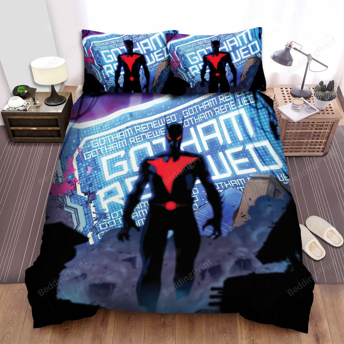 Duvet Cover, Quilt, Pillow, Blanket - Batman Beyond Animated Series Art 30 Bed Sheets Duvet Cover Bedding Sets Bedding Set