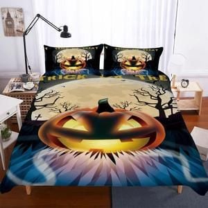 Duvet Cover, Quilt, Pillow, Blanket - Halloween Bedding Set V1 Bedding Set