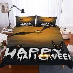 Duvet Cover, Quilt, Pillow, Blanket - Halloween Bedding Set V3 Bedding Set