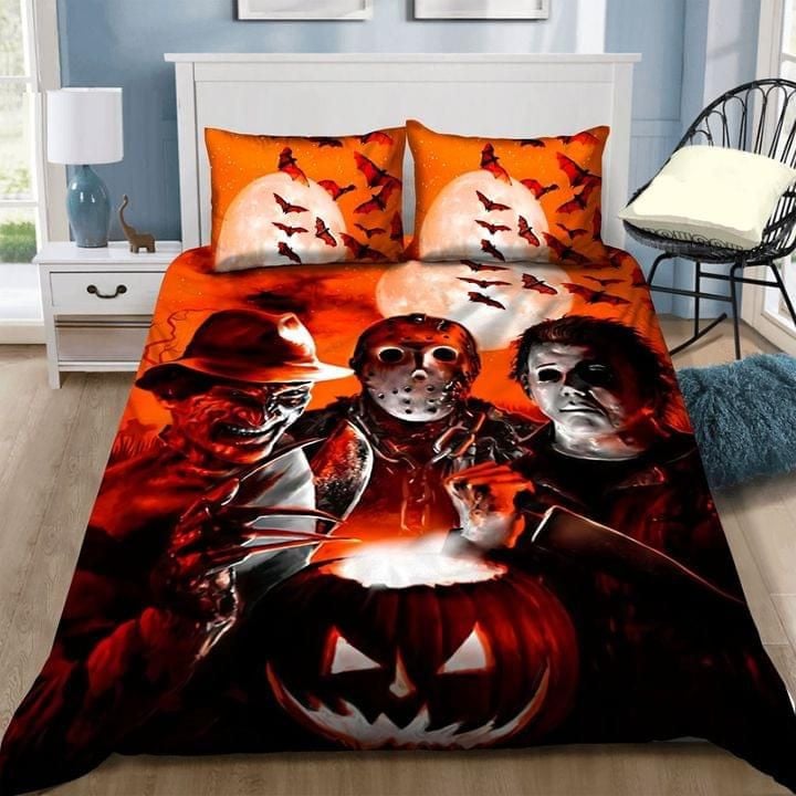 Duvet Cover, Quilt, Pillow, Blanket - Halloween Duvet Quilt Bedding Set Bedding Set