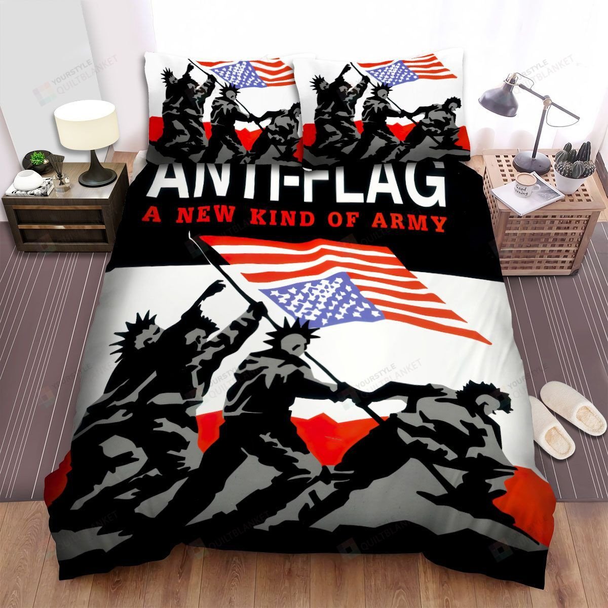 Duvet Cover, Quilt, Pillow, Blanket - Anti-Flag A New Kind Of Army Bed Sheets Spread Comforter Duvet Cover Bedding Sets Bedding Set