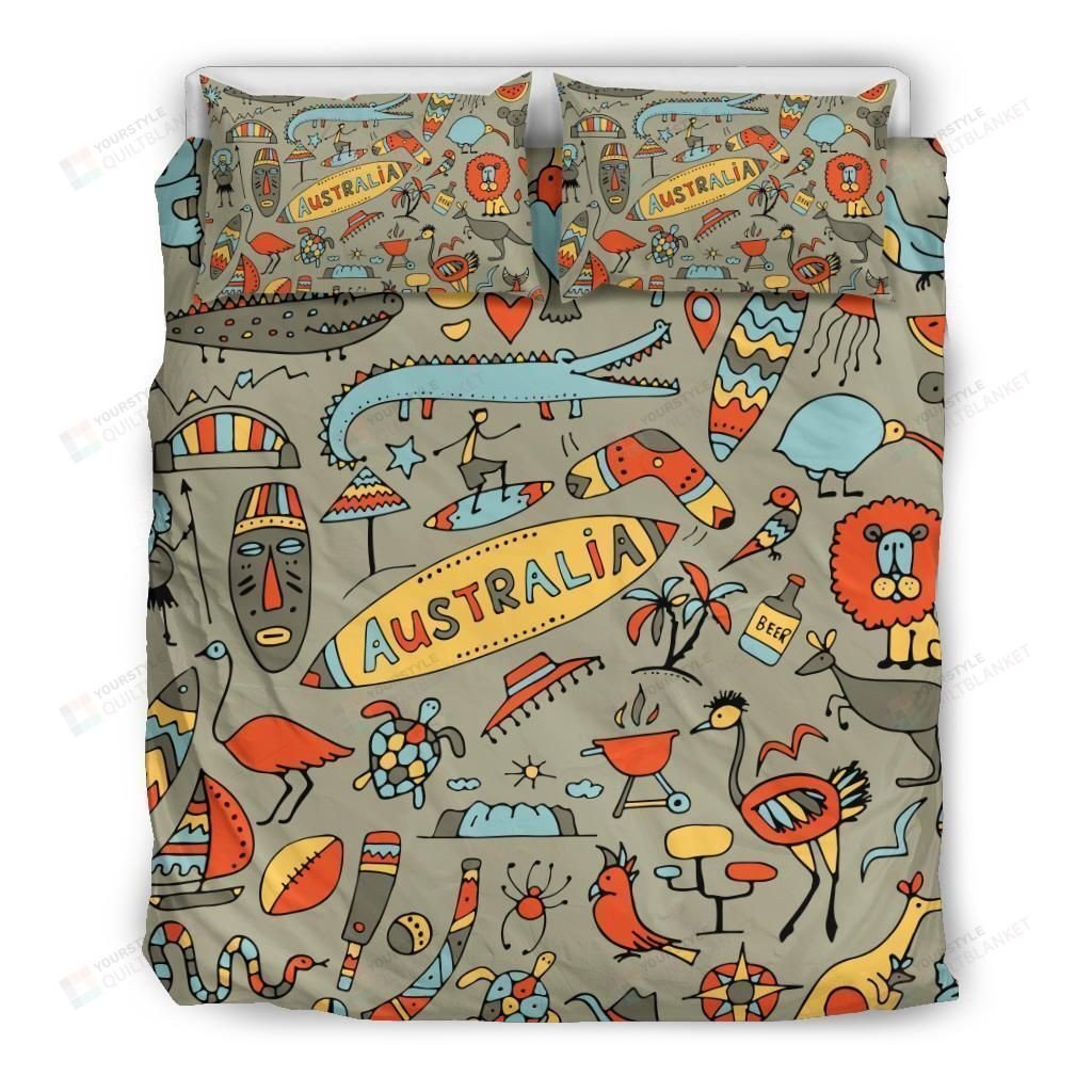 Duvet Cover, Quilt, Pillow, Blanket - Australia Iconic Bed Sheets Duvet Cover Bedding Set Great Gifts For Birthday Christmas Thanksgiving Bedding Set