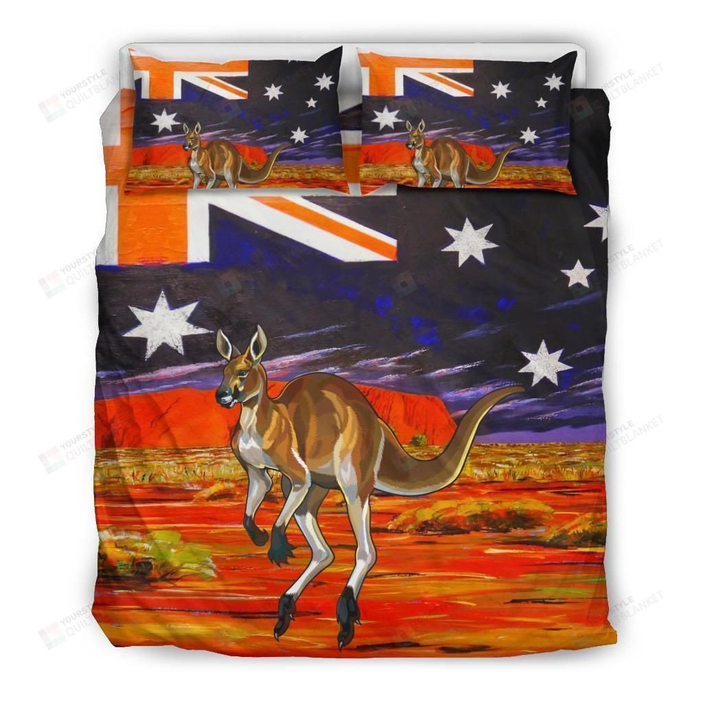 Duvet Cover, Quilt, Pillow, Blanket - Australia Kangaroo Bed Sheets Duvet Cover Bedding Set Great Gifts For Birthday Christmas Thanksgiving Bedding Set