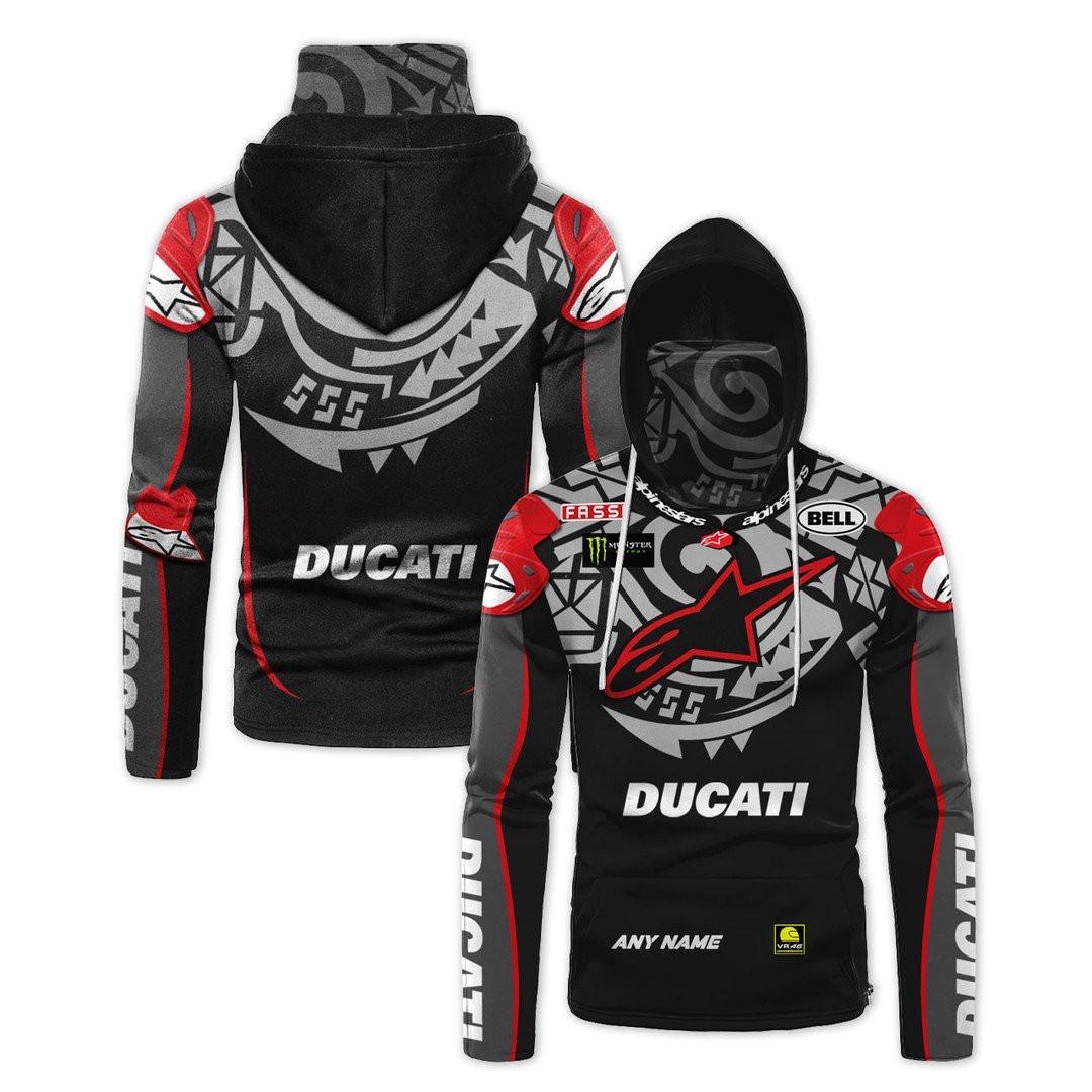 Hoodie, Zip, Sleeveless Hoodie, Jacket, Jersey - Personalized Ducati Motogp Racing Gaiter Hoodie 716 Long Sleeves