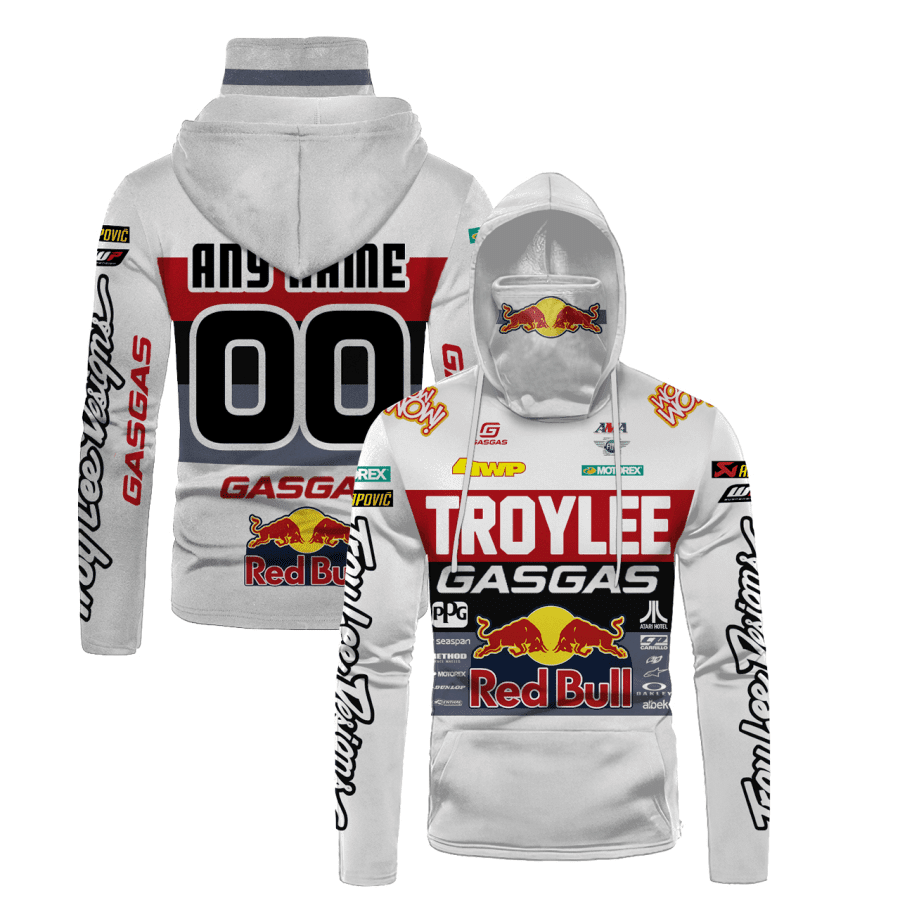 Personalized Troy Lee Designs Red Bull Motogp Racing Gaiter Hoodie 717 - 3D Printed Pullover Hoodie