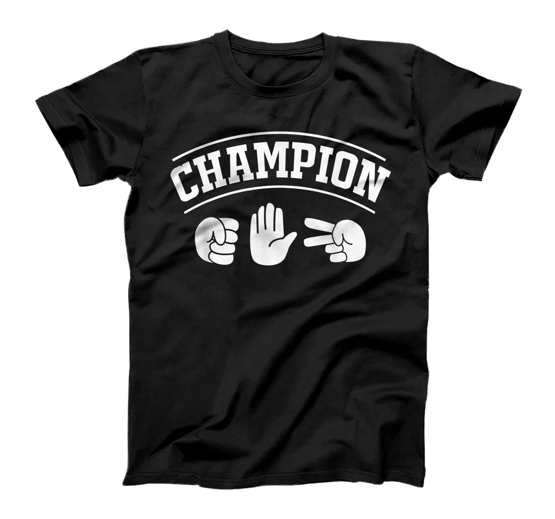 Womens Rock Paper Scissors Champion T-Shirt, Kid T-Shirt and Women T-Shirt