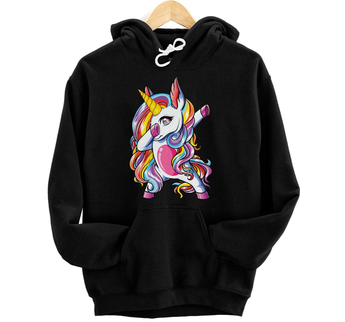 Dabbing Unicorn Unicorn Dabbing Dab Trend Dance Unicorns Pullover Hoodie