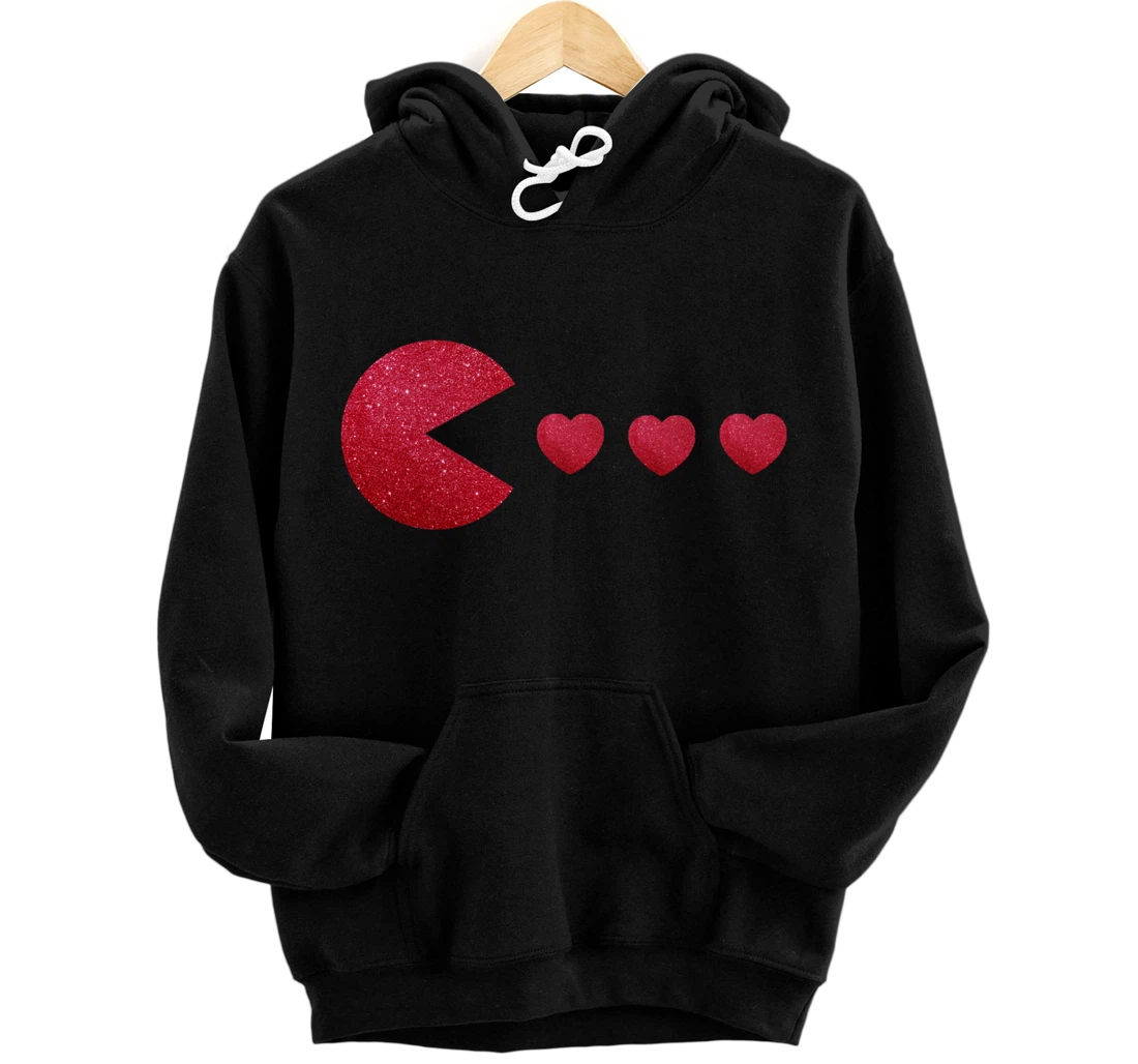 Boys Valentines Day Hearts Funny Boys Valentine's Day Gifts Pullover Hoodie