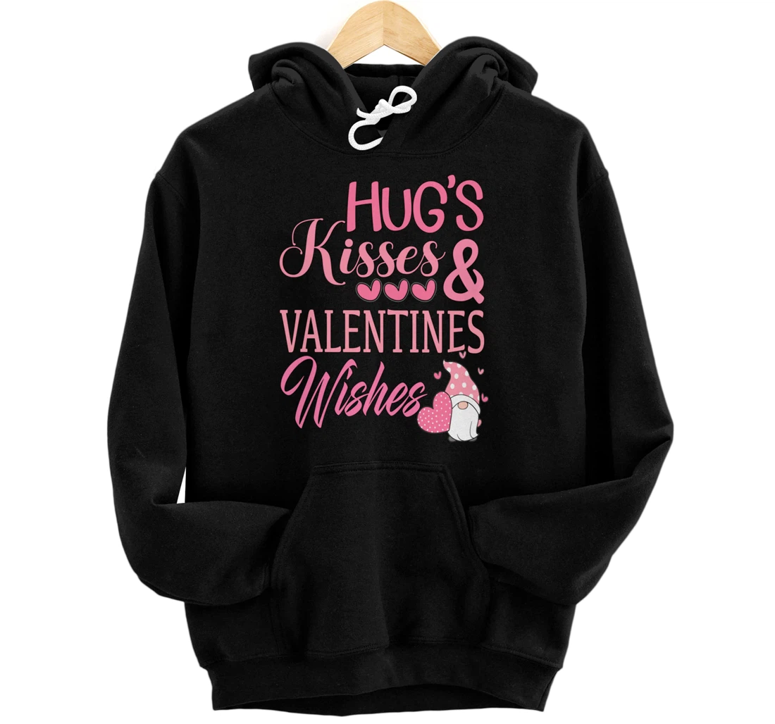 Gnome Valentine's, Valentine's Day Pullover Hoodie