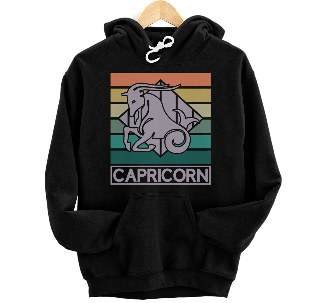 Capricorn Zodiac Sign Astorolgy Horoscope Sign Pullover Hoodie