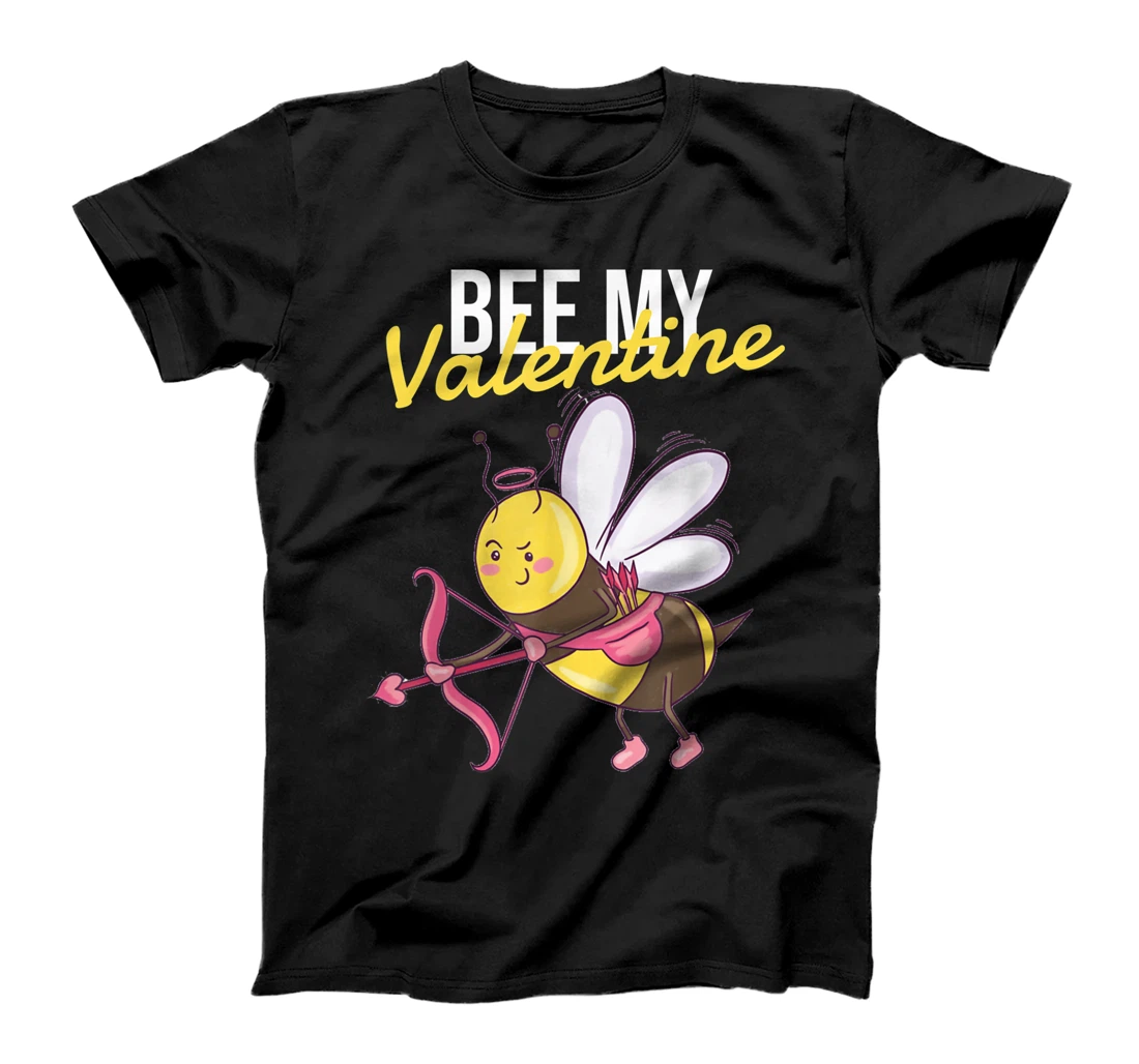 Bee My Valentine Cupid Bee Valentine's Day T-Shirt