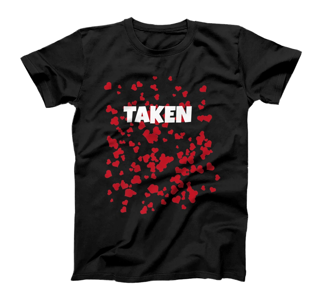 Valentine Day Gift - Taken Falling Hearts Valentine Premium T-Shirt