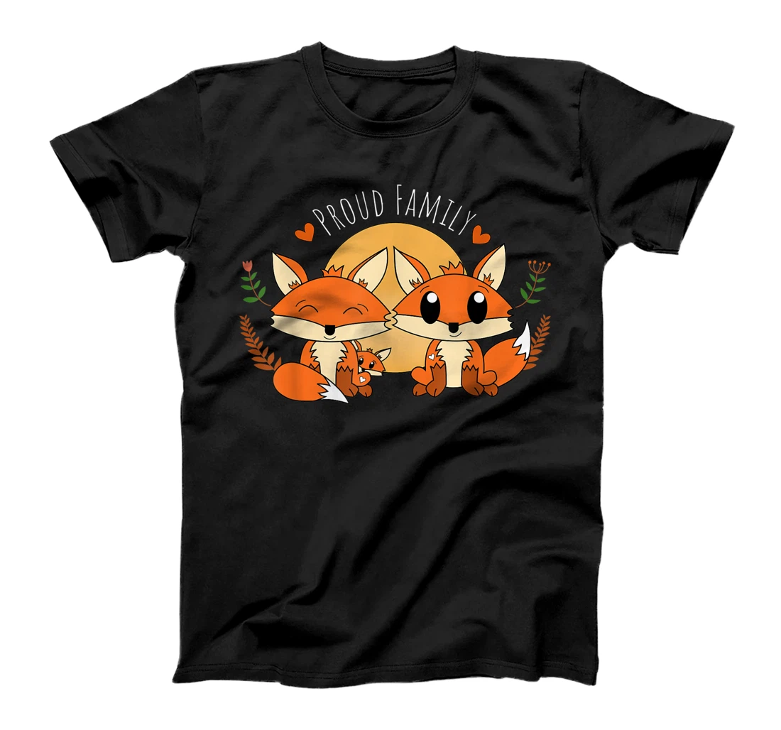 Cute Foxes Proud Family T-Shirt