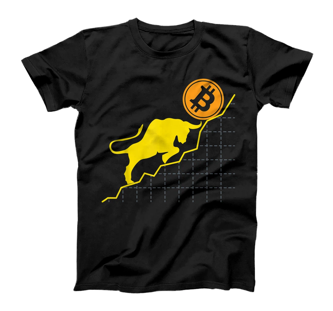 Bitcoin Trader Crypto Asset Trader Bull Trend Art T-Shirt T-Shirt