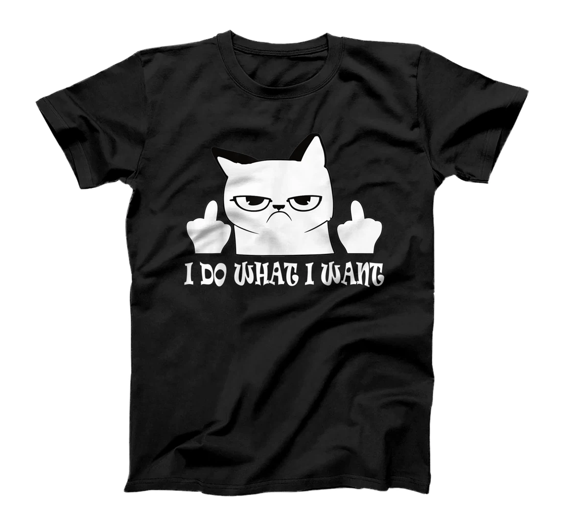 Cat I Do What I Want Funny Trending T-Shirt