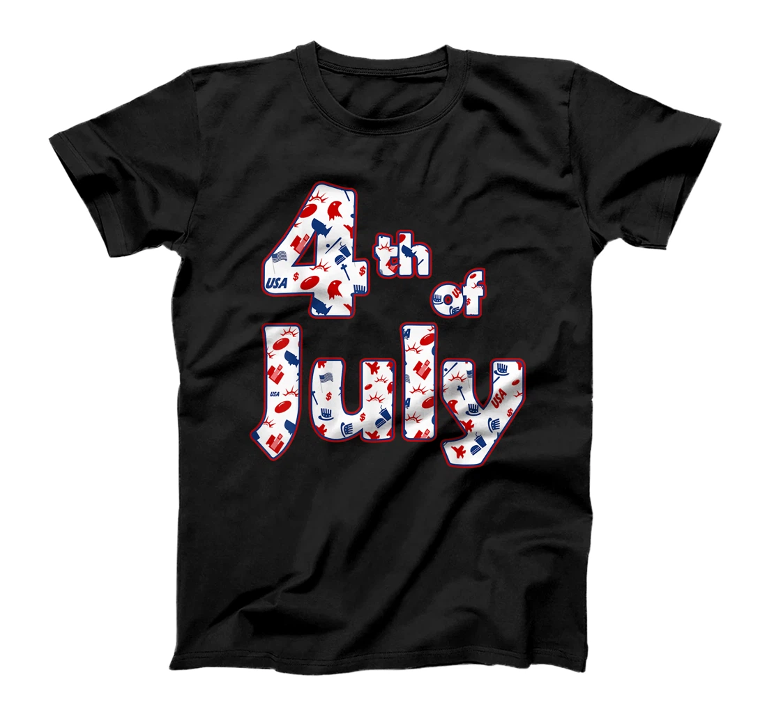 4th Of July Patriotic America Independence Freedom Pride Day T-Shirt