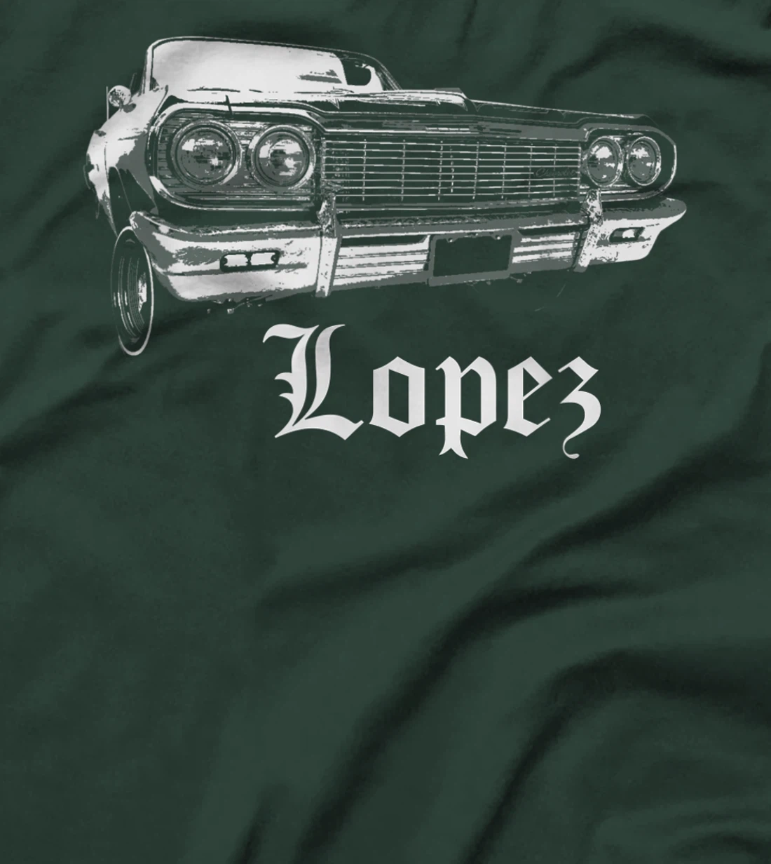 Lopez Shirt Gift Chicano Lowrider Cholo East Los LA Chola T-Shirt