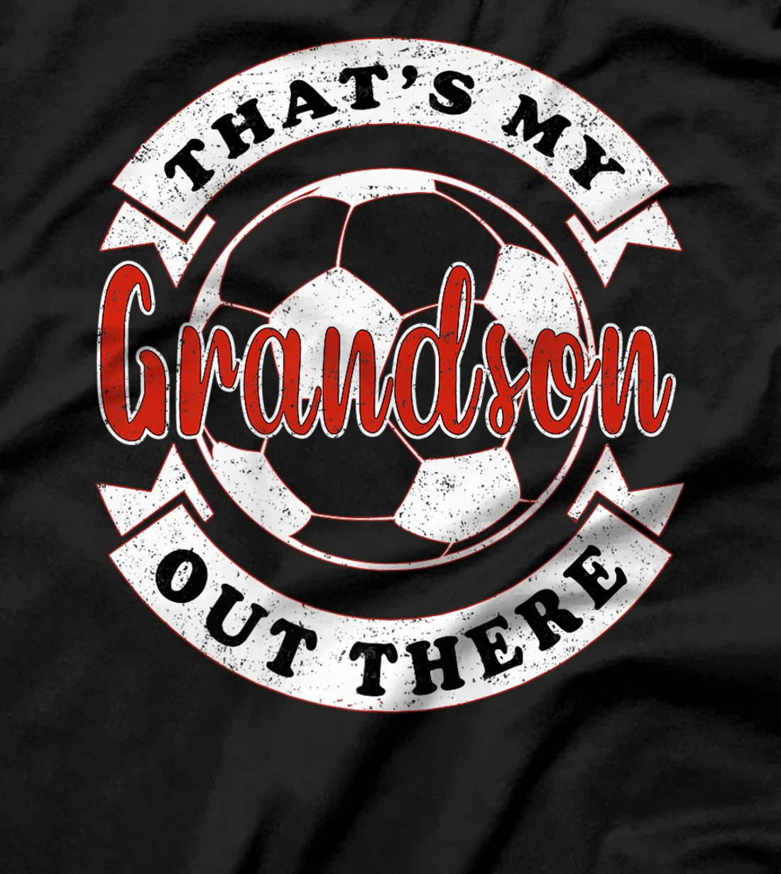 That's My Grandson Out There Soccer Grandma Grandpa Premium T-Shirt