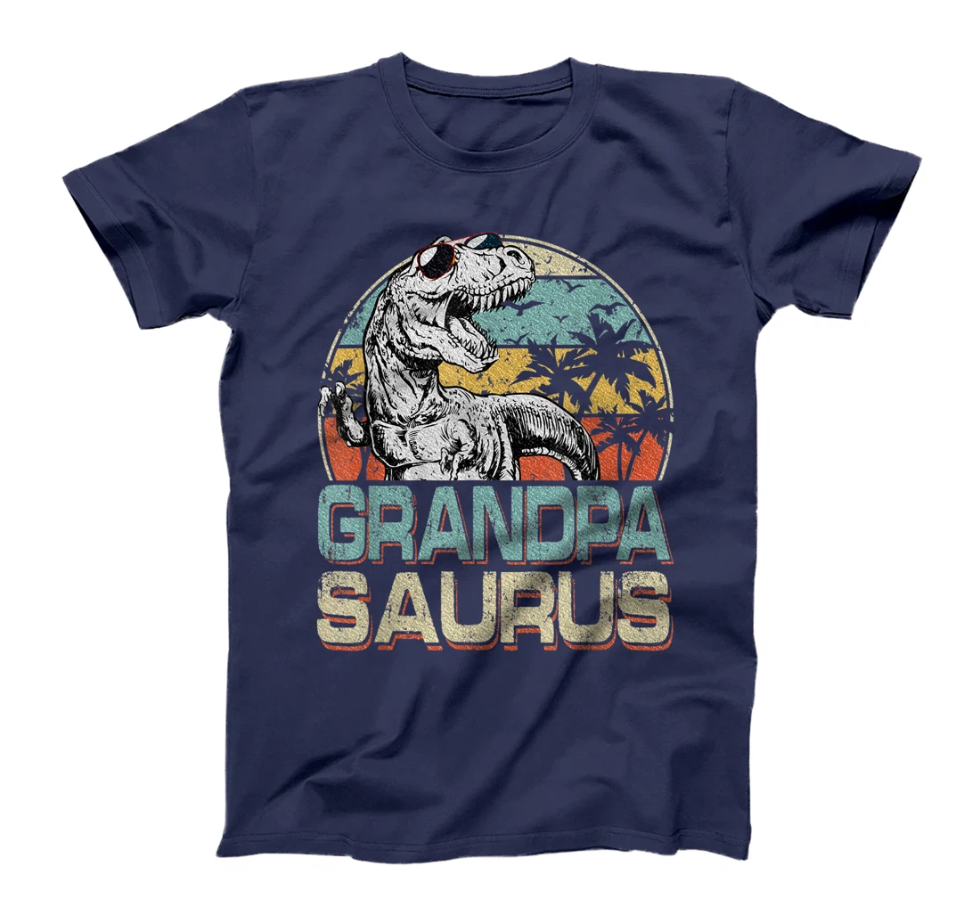 Grandpa Saurus T Rex Dinosaur Family Cool Grandpasaurus T-Shirt