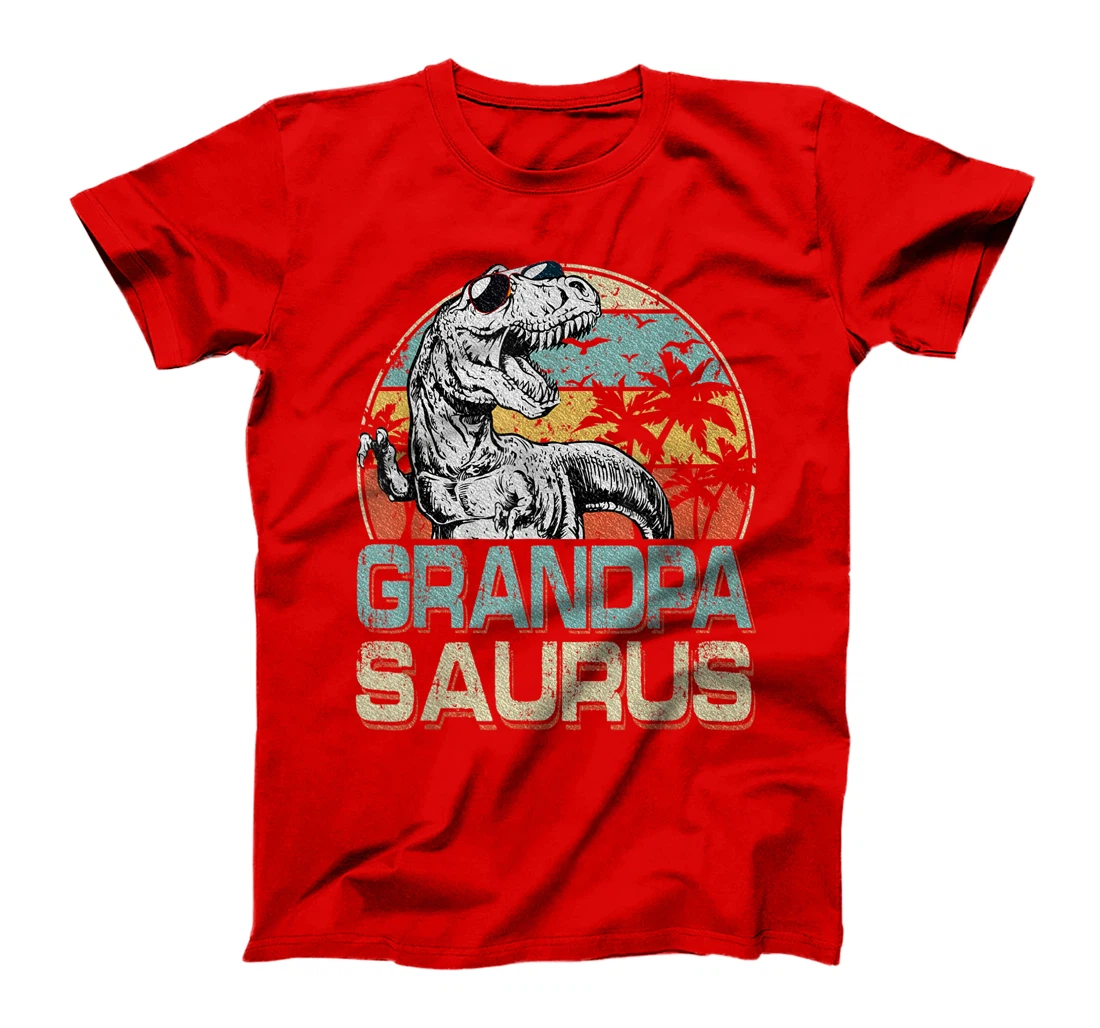 Grandpa Saurus T Rex Dinosaur Family Cool Grandpasaurus T-Shirt