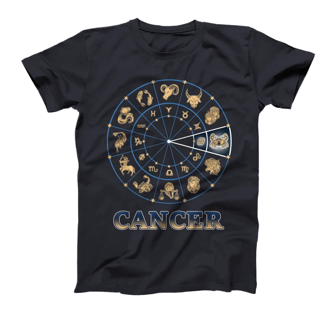 Ecliptic Horoscope Zodiac Ascendant Zodiac Sign Cancer T-Shirt