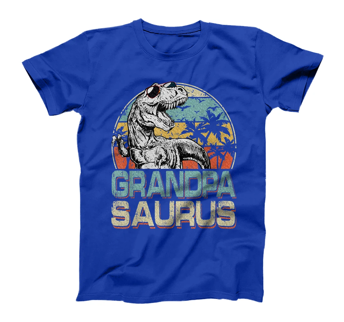 Grandpa Saurus T Rex Dinosaur Family Cool Grandpasaurus T-Shirt
