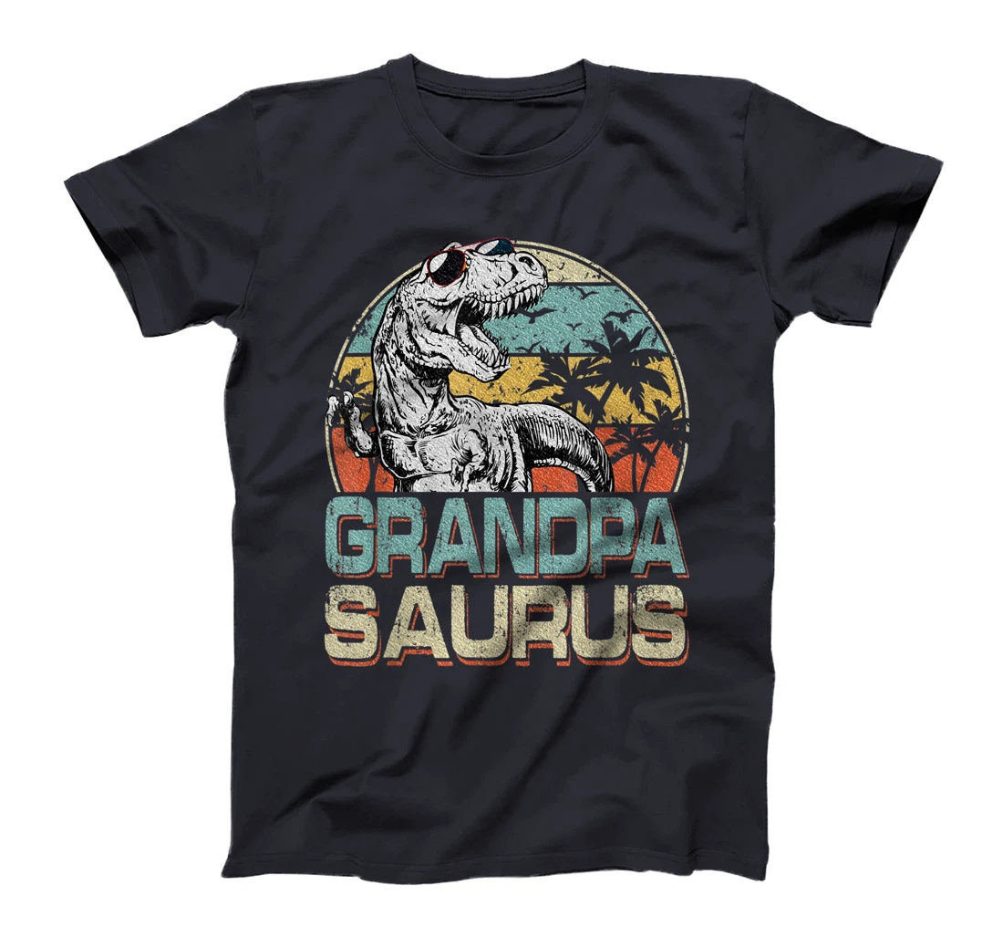 Grandpa Saurus T Rex Dinosaur Family Cool Grandpasaurus T-Shirt