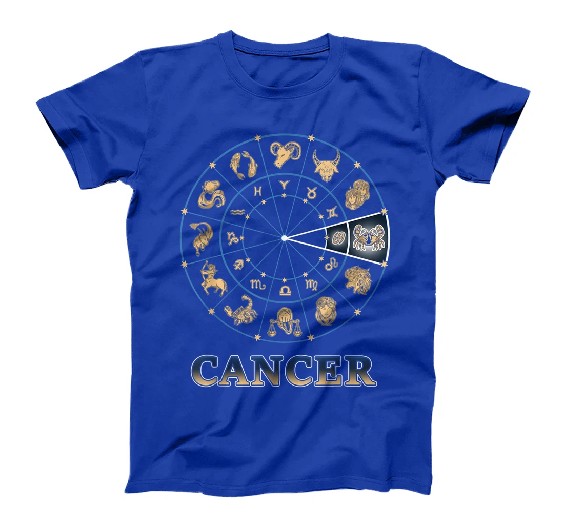 Ecliptic Horoscope Zodiac Ascendant Zodiac Sign Cancer T-Shirt
