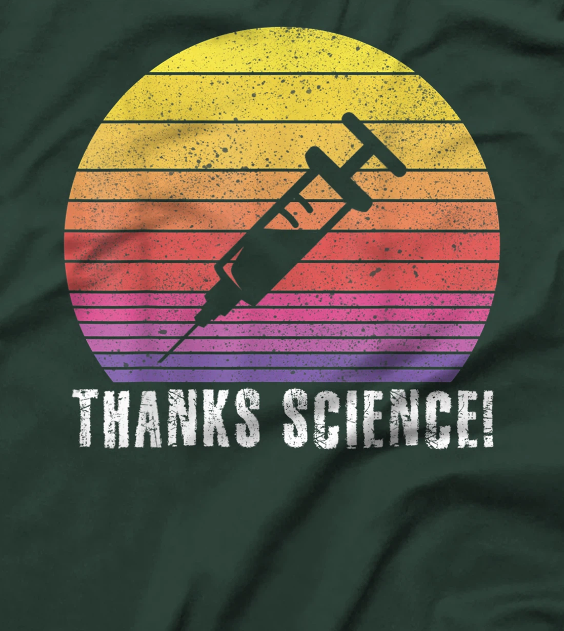 Thanks Science Pro Vaccine vaccination retro vintage Tee T-Shirt