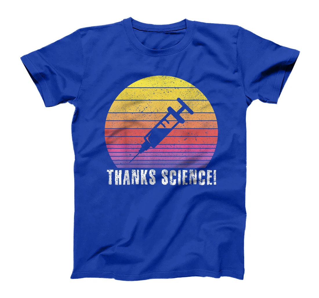 Thanks Science Pro Vaccine vaccination retro vintage Tee T-Shirt