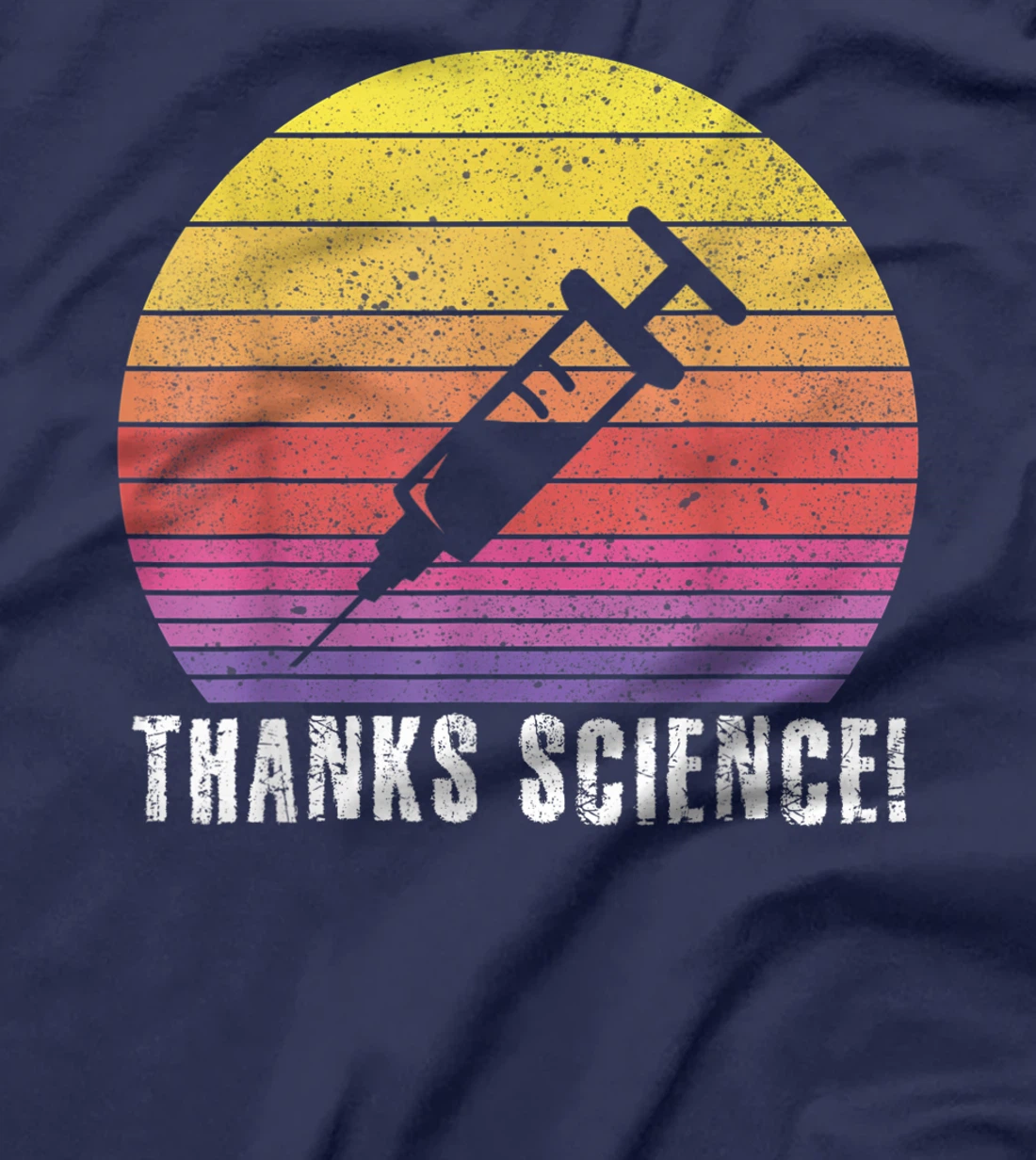 Thanks Science Pro Vaccine vaccination retro vintage Tee T-Shirt