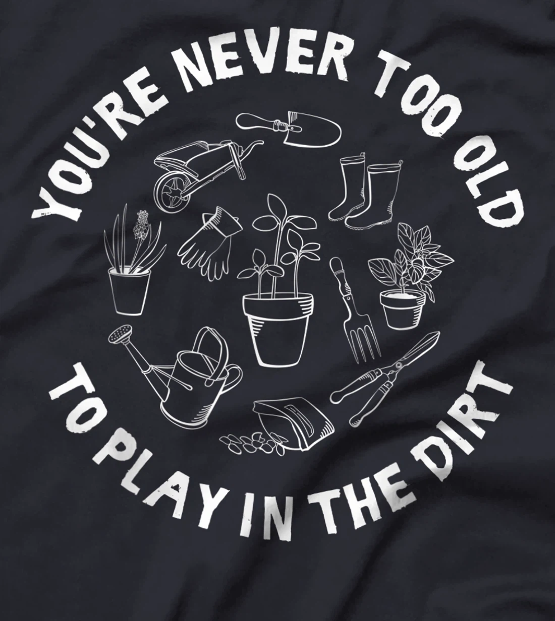 Funny Gardening Gift Men Women Cool Gardener Plant Botanist T-Shirt