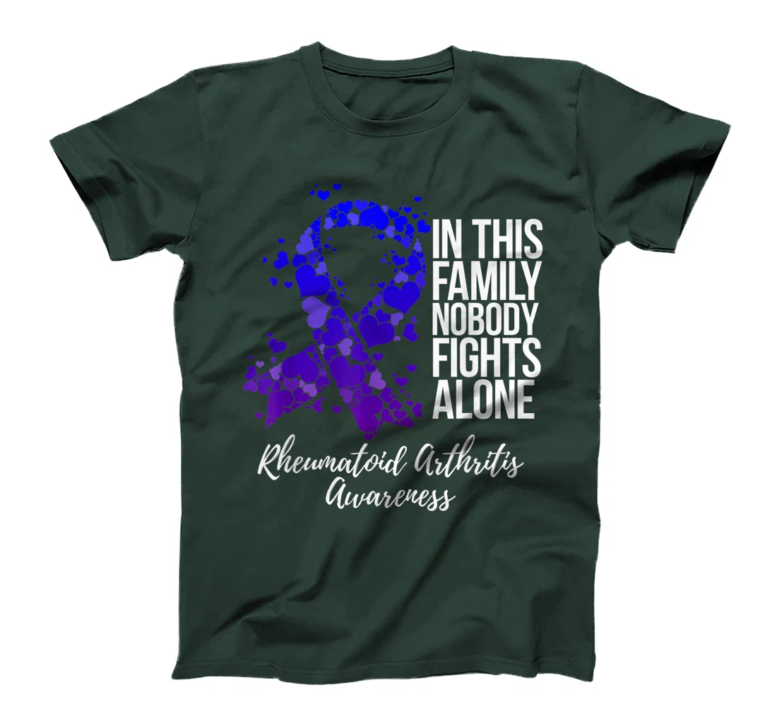 Family Support Rheumatoid Arthritis Awareness T-Shirt