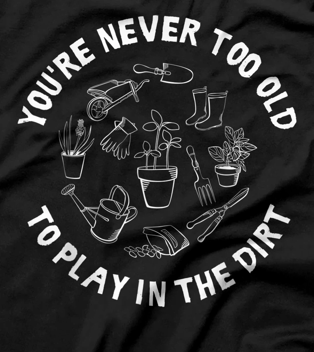 Funny Gardening Gift Men Women Cool Gardener Plant Botanist T-Shirt