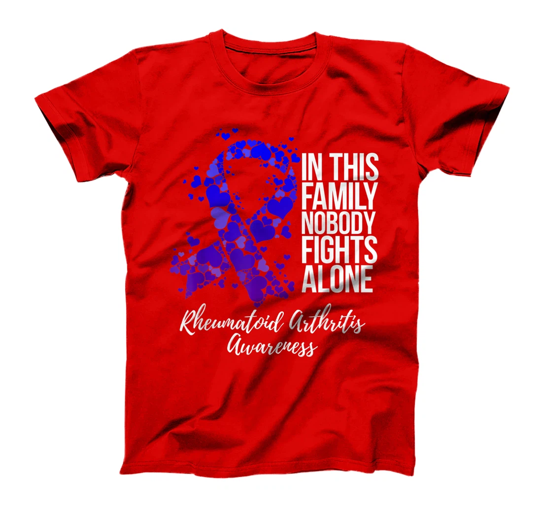 Family Support Rheumatoid Arthritis Awareness T-Shirt