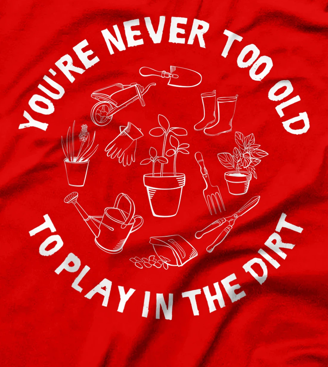 Funny Gardening Gift Men Women Cool Gardener Plant Botanist T-Shirt