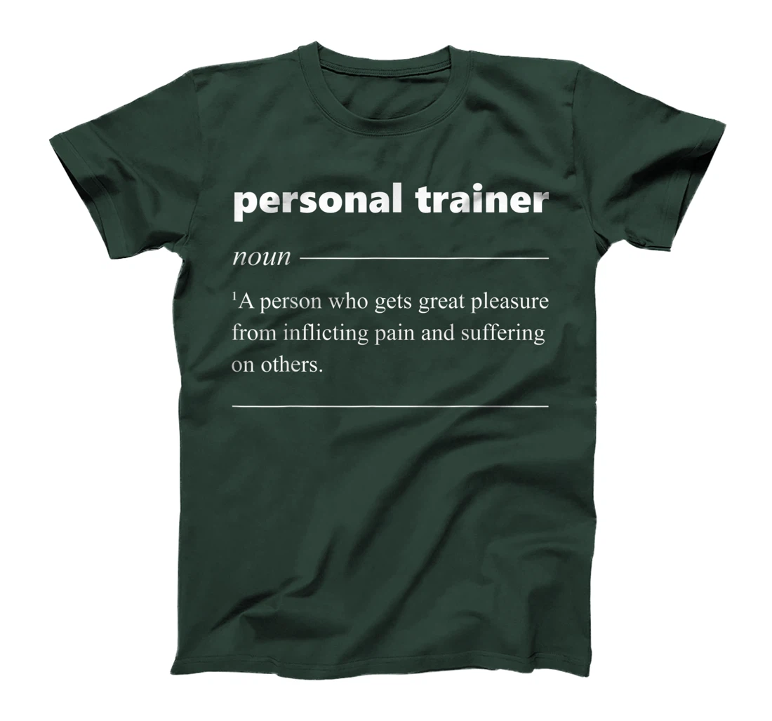 Personal Trainer Definition Funny Gift for Fitness Trainer T-Shirt