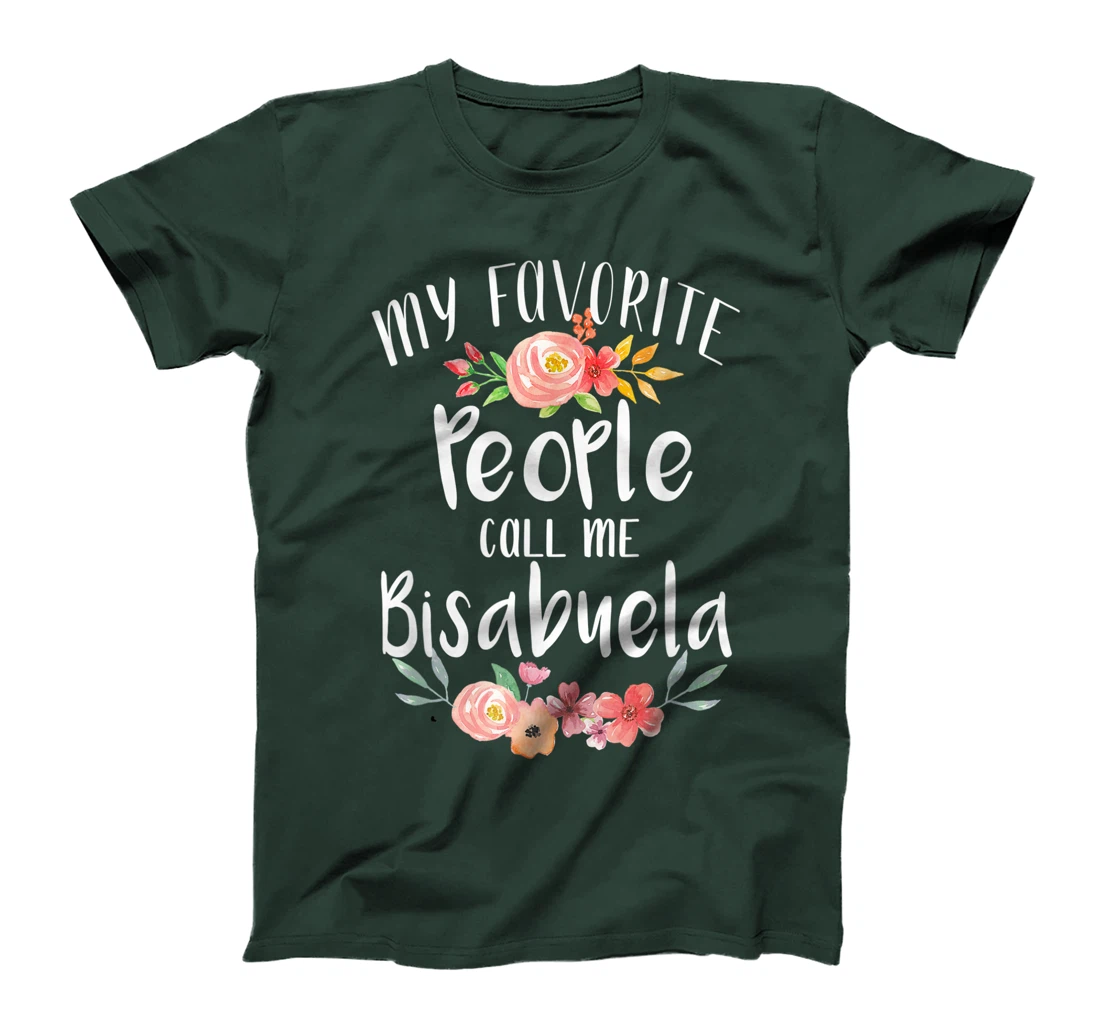 My Favorite People Call Me Bisabuela Spanish Great Grandma T-Shirt