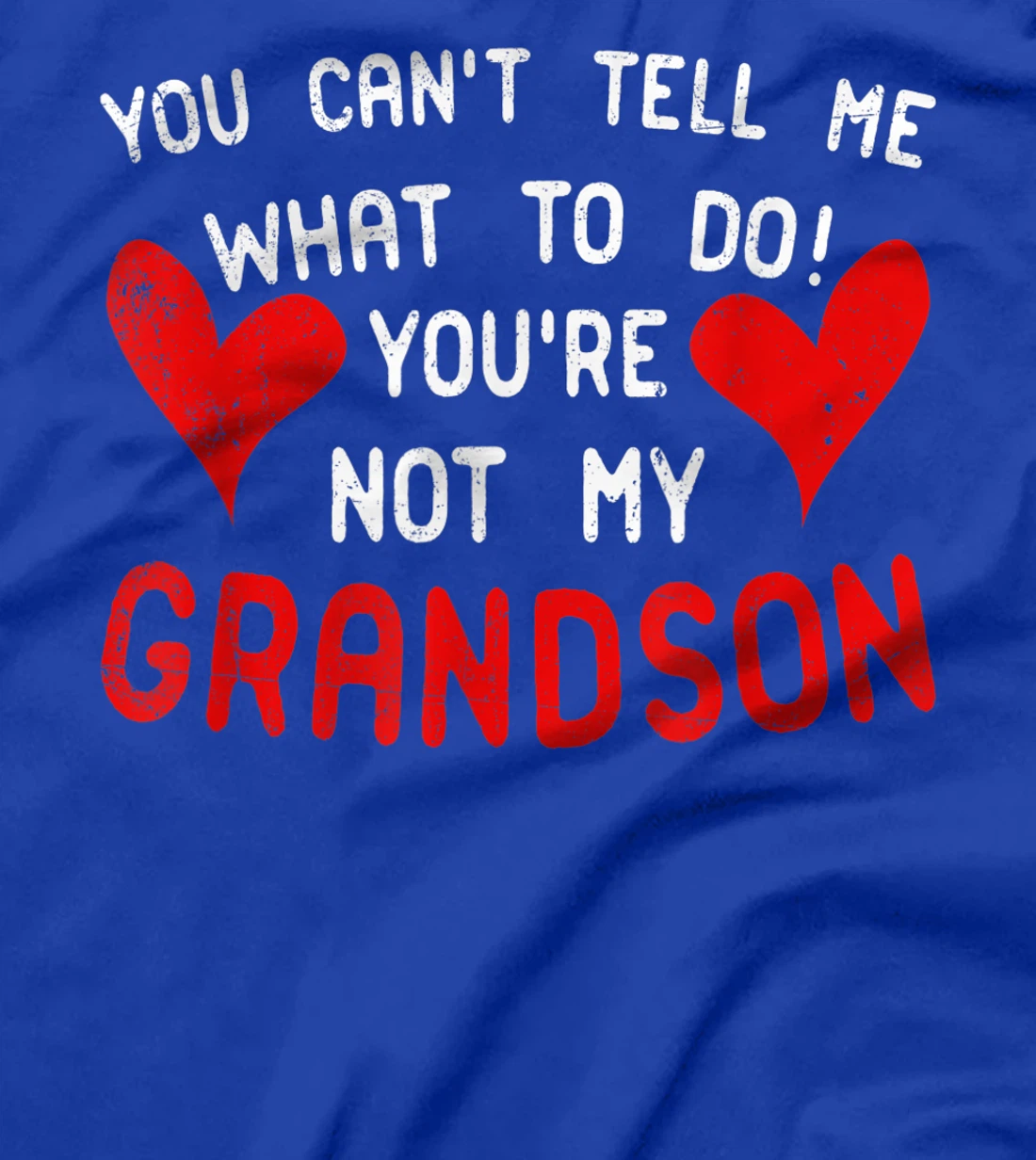 You Can't Tell Me What To Do You're Not My Grandson T-Shirt