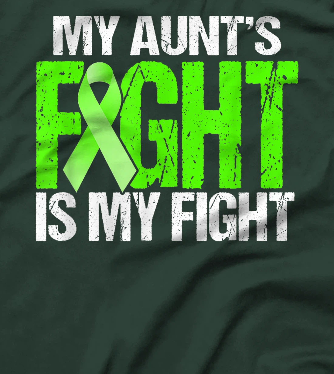 Lymphoma Cancer Shirt Aunt's Fight is My Fight T-Shirt