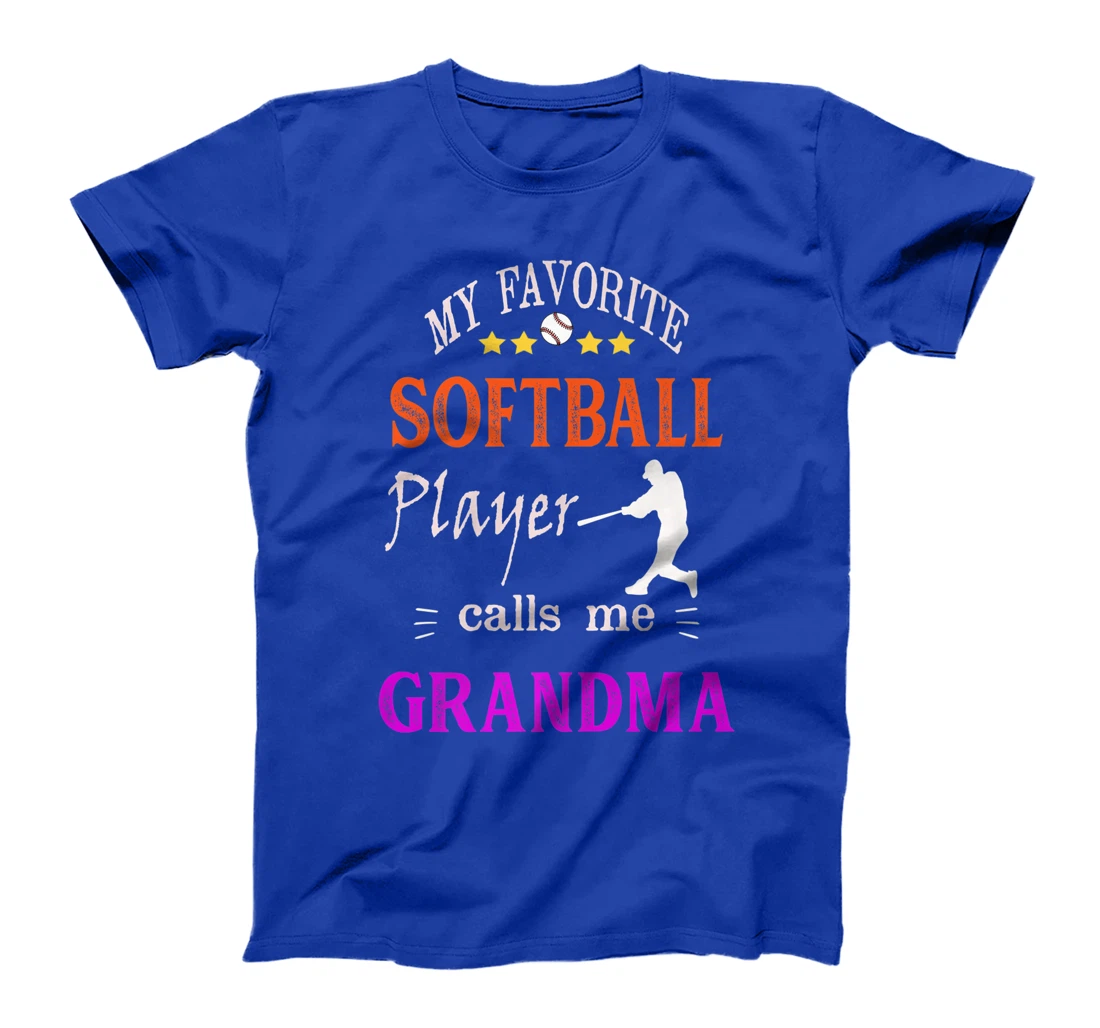 My Favorite Softball Player Calls Me Grandma Premium T-Shirt