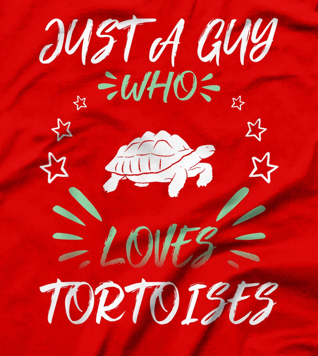 Just A Guy Who Loves Tortoises T-Shirt