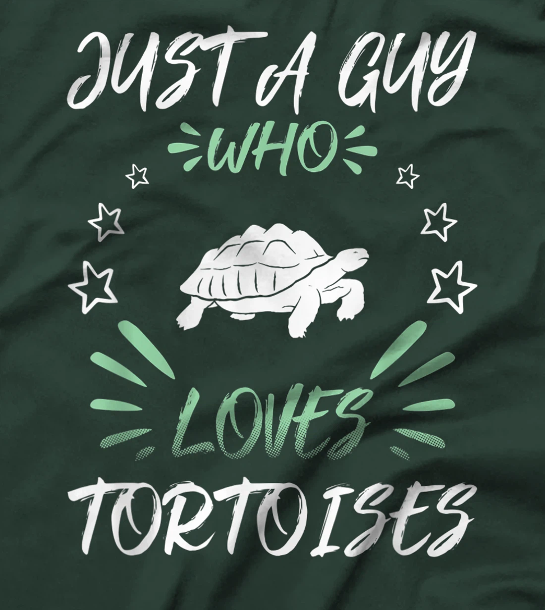Just A Guy Who Loves Tortoises T-Shirt