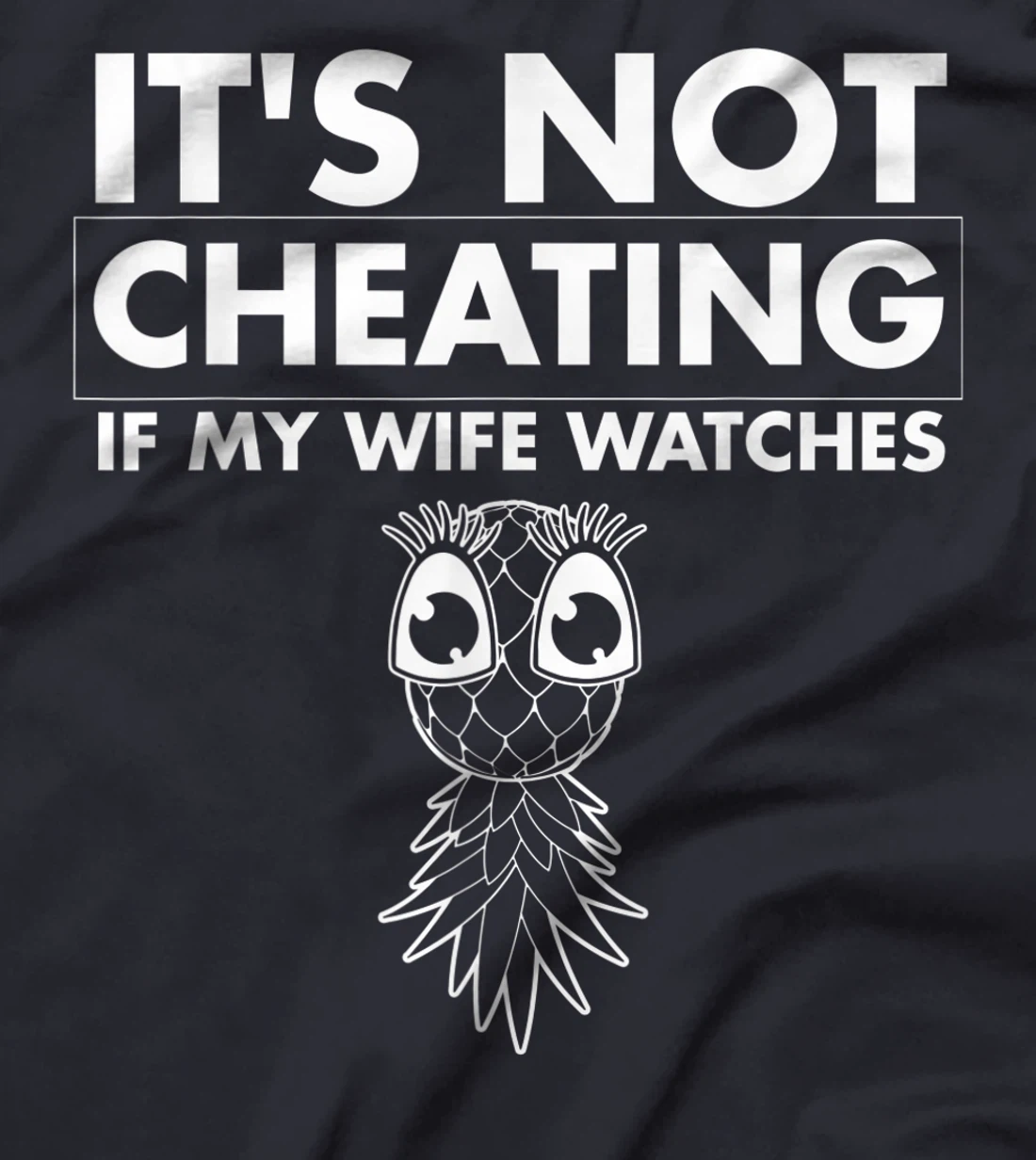 Funny It's Not Cheating If My Wife Watches Gift Men Husbands T-Shirt