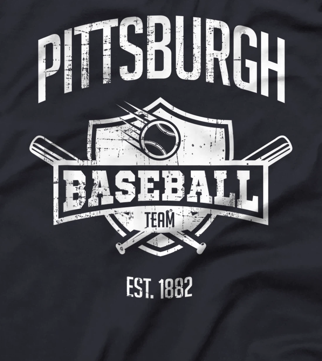 Distressed Retro Pirate Look Fan Gift Party Tailgate Gameday T-Shirt