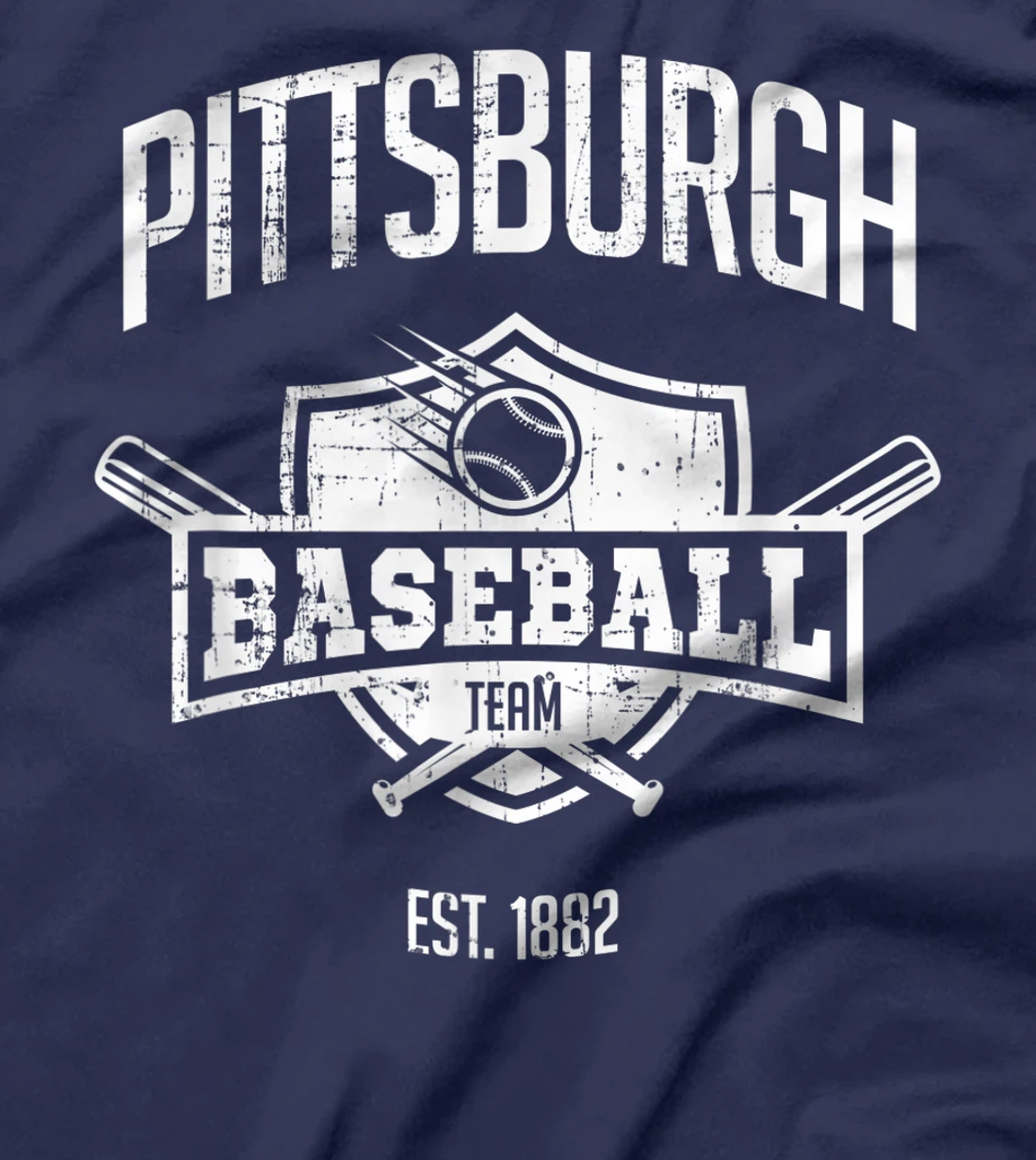 Distressed Retro Pirate Look Fan Gift Party Tailgate Gameday T-Shirt