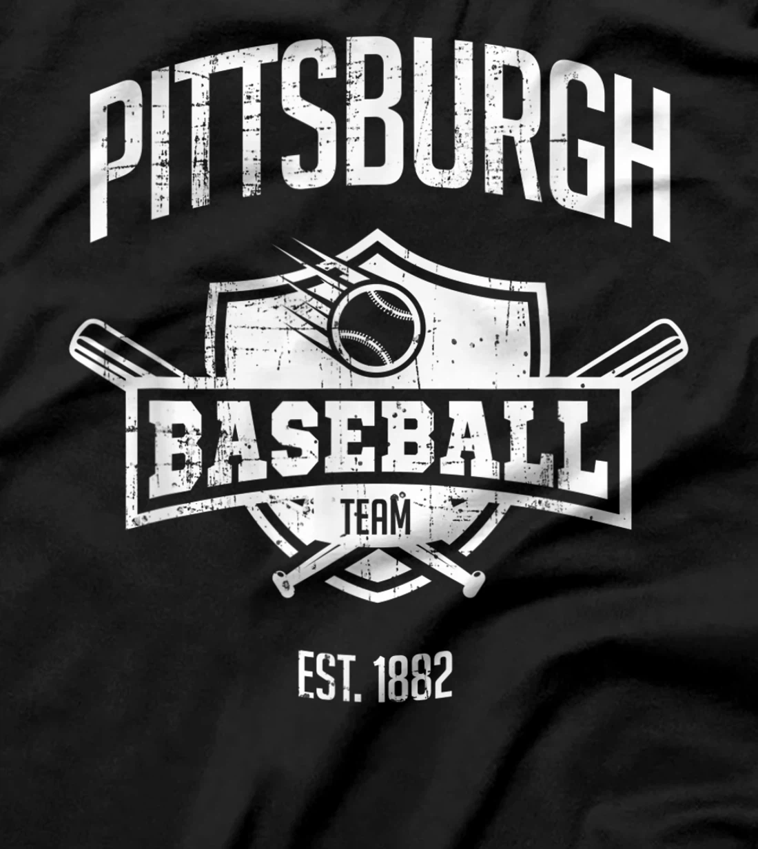 Distressed Retro Pirate Look Fan Gift Party Tailgate Gameday T-Shirt